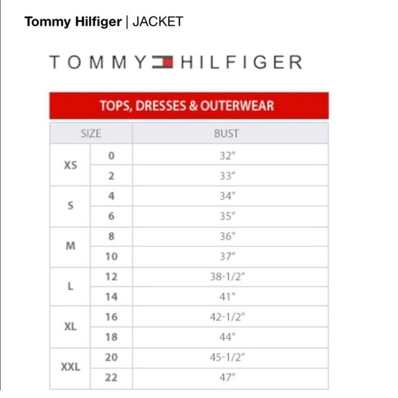 Tommy Hilfiger Stripe Puff Sleeve Jacket Large With Pockets Navy - Picture 13 of 13